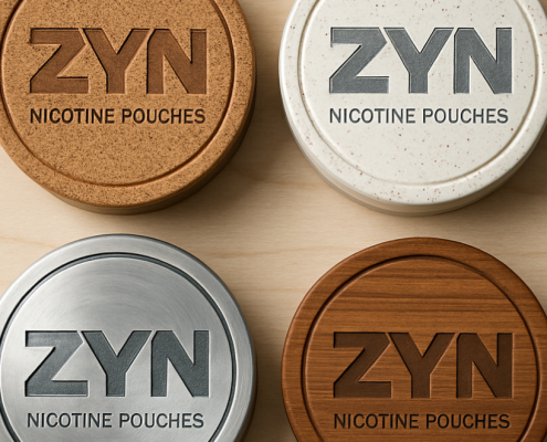 Custom Zyn cans made from different materials