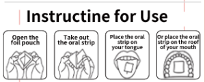 how to use nicotine strips